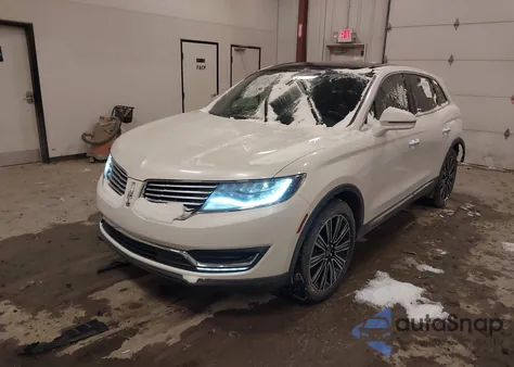 2017 Lincoln Mkx Black Label z USA, uszkodzony, nr VIN 2LMPJ9JR2HBL45411